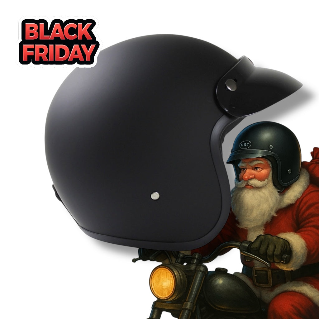 Casco abierto 3/4 vintage Roda (DOT)