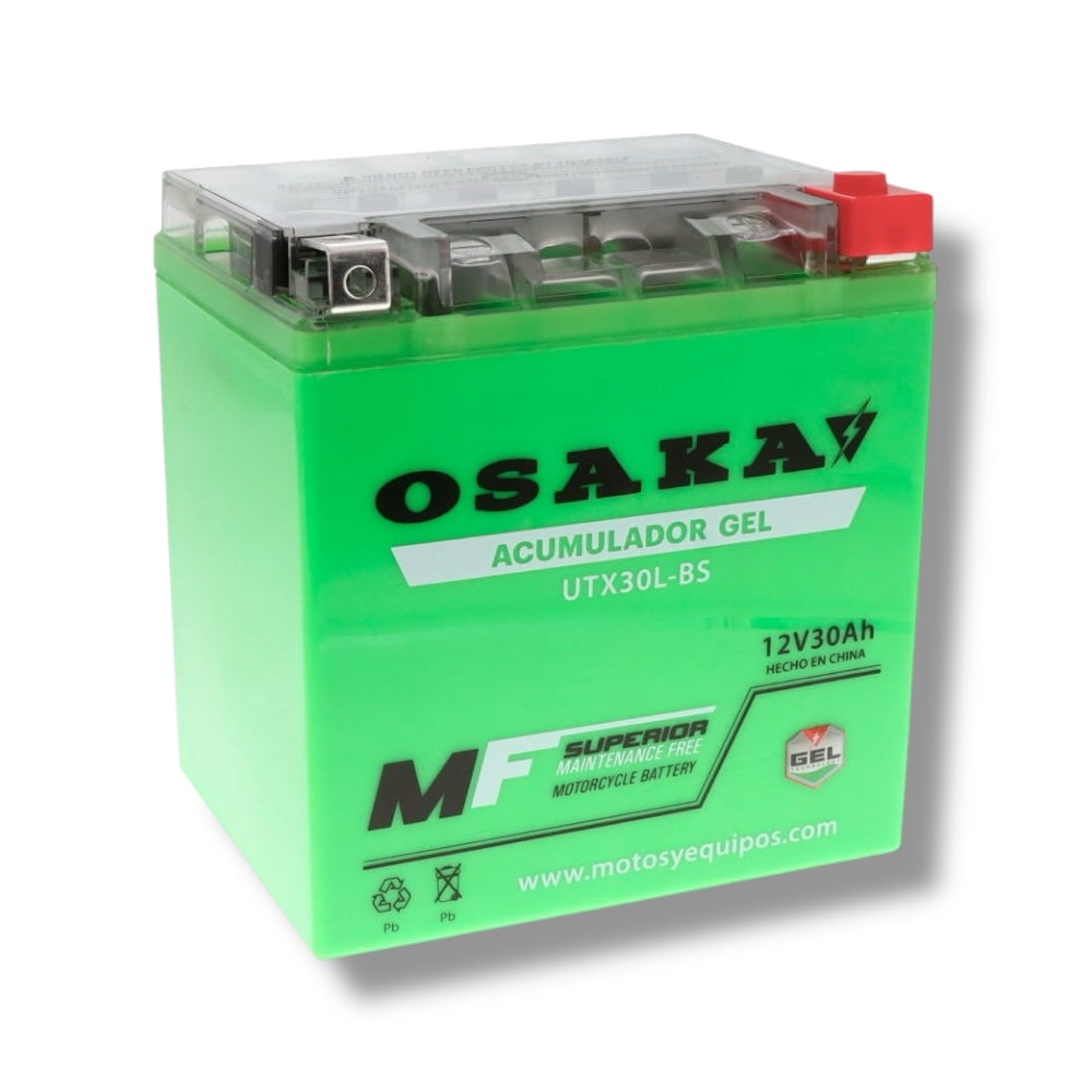 Acumulador Gel Osaka UTX30L-BS