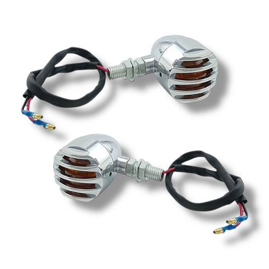 Direccionales bobber de rejillas cromadas