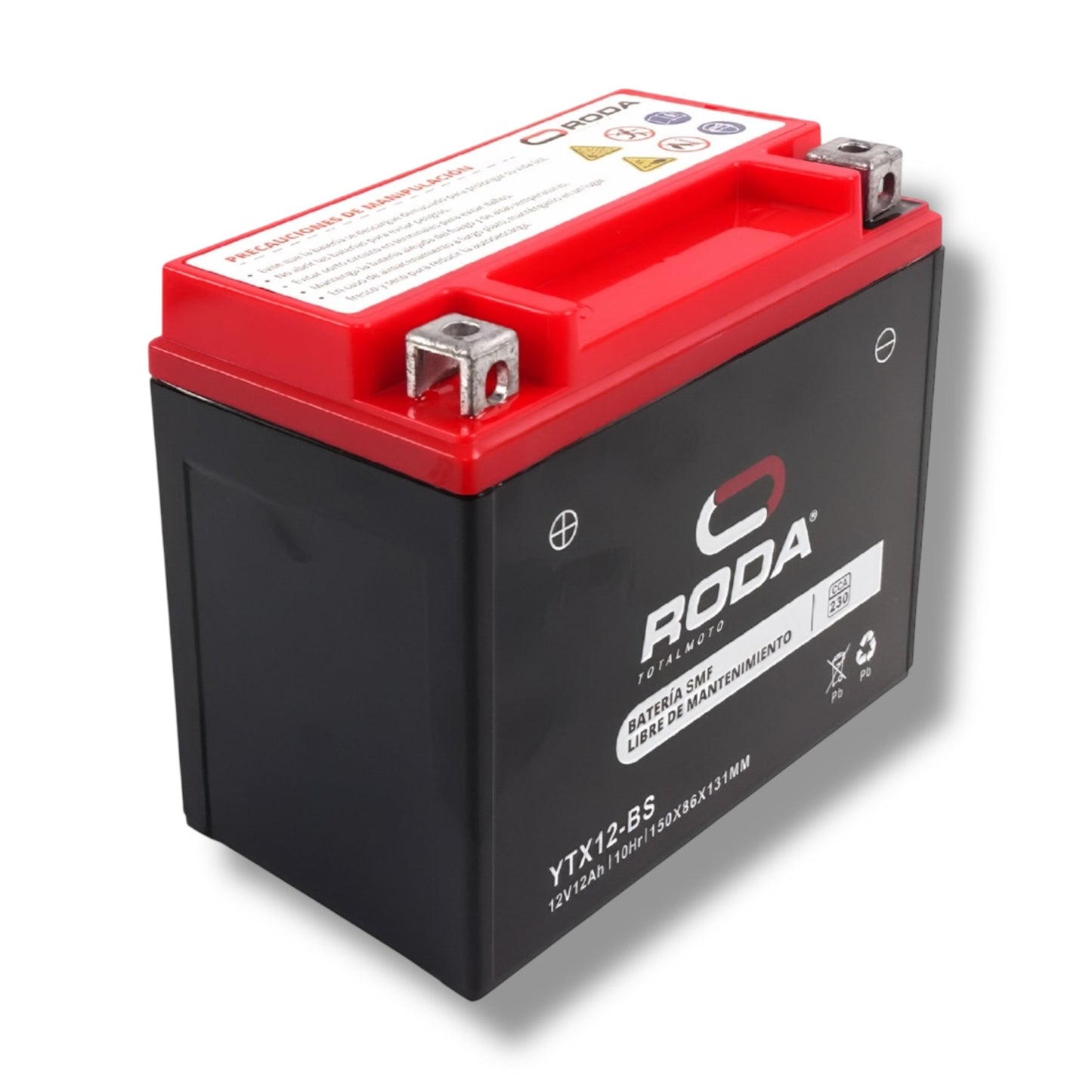 Acumulador Sellado SMF YTX12-BS RODA