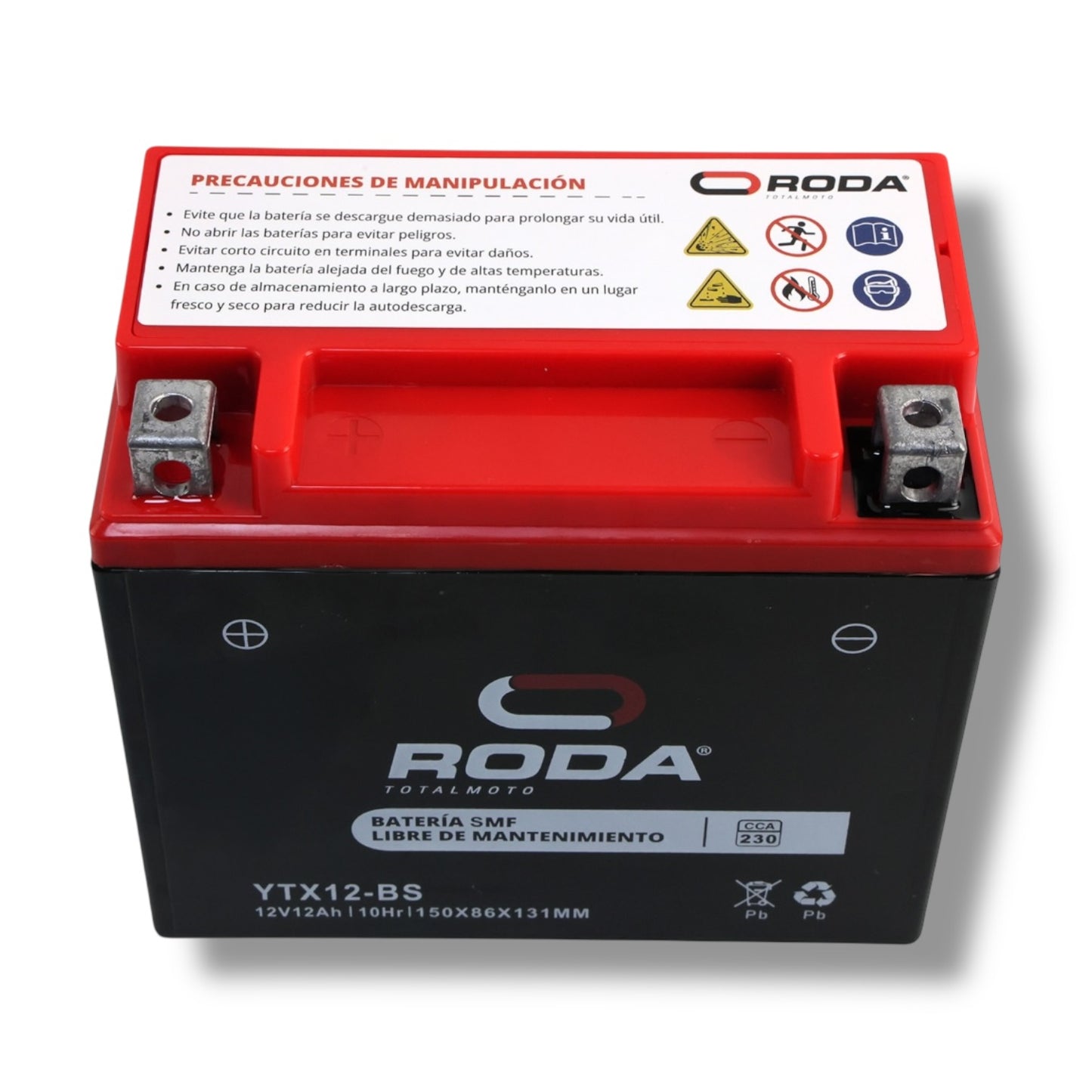 Acumulador Sellado SMF YTX12-BS RODA