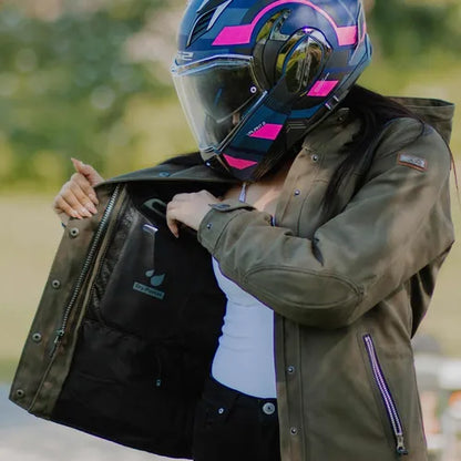 Chamarra de Moto LS2 Rambla Khaki