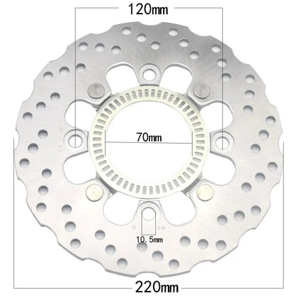 Disco de Freno Trasero 220mm Kawasaki Versys 650 / Ninja 650 / Z650