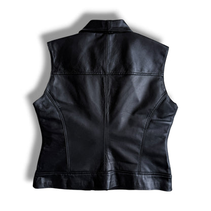Chaleco de piel Rocker para dama ll