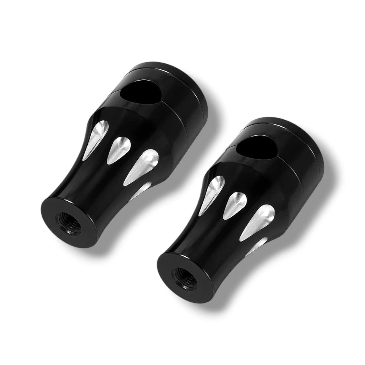 Elevadores de Manillar Universales 1” – Abrazaderas CNC (Par)