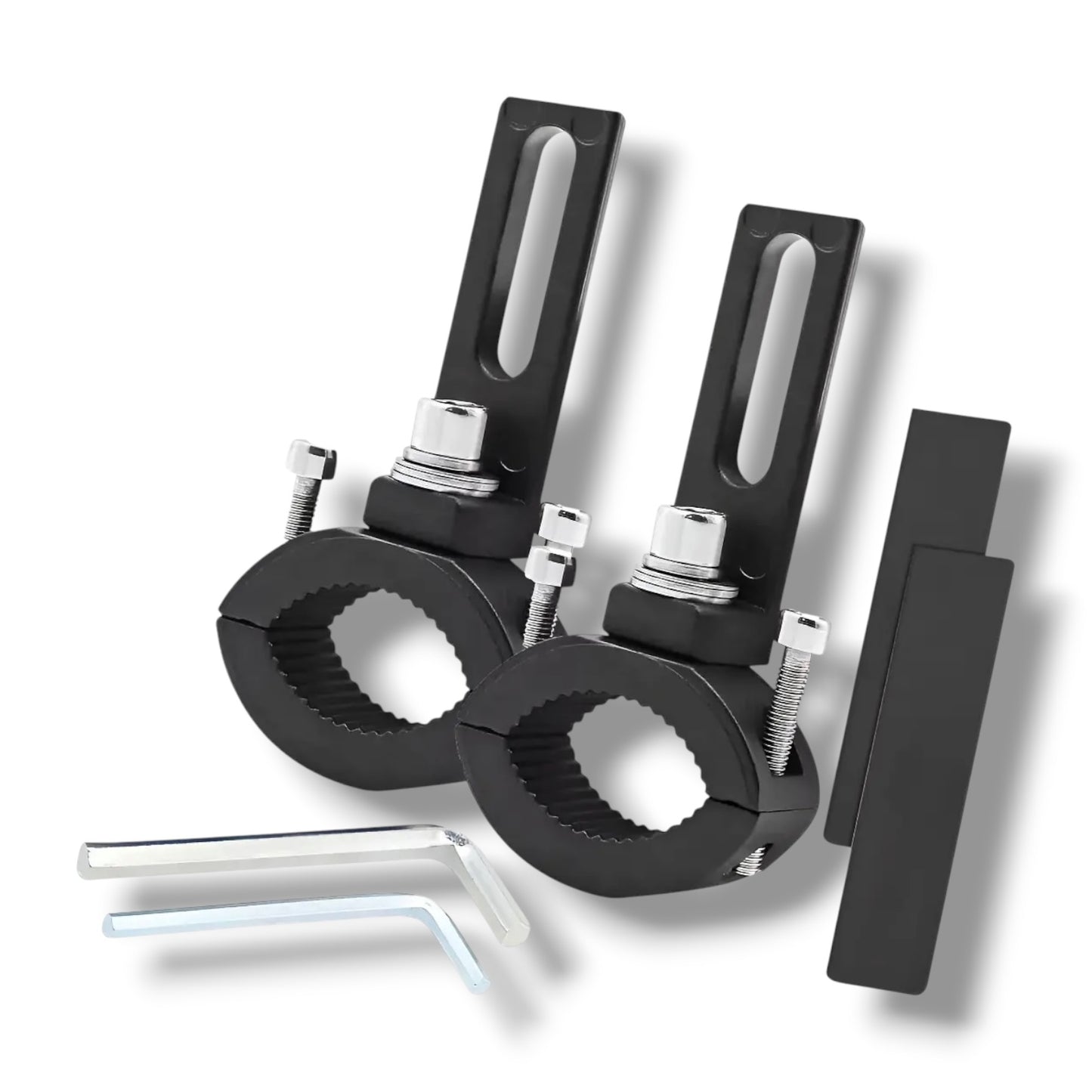 Soporte Base con Abrazadera para Faros Auxiliares de Motocicleta