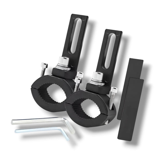 Soporte Base con Abrazadera para Faros Auxiliares de Motocicleta