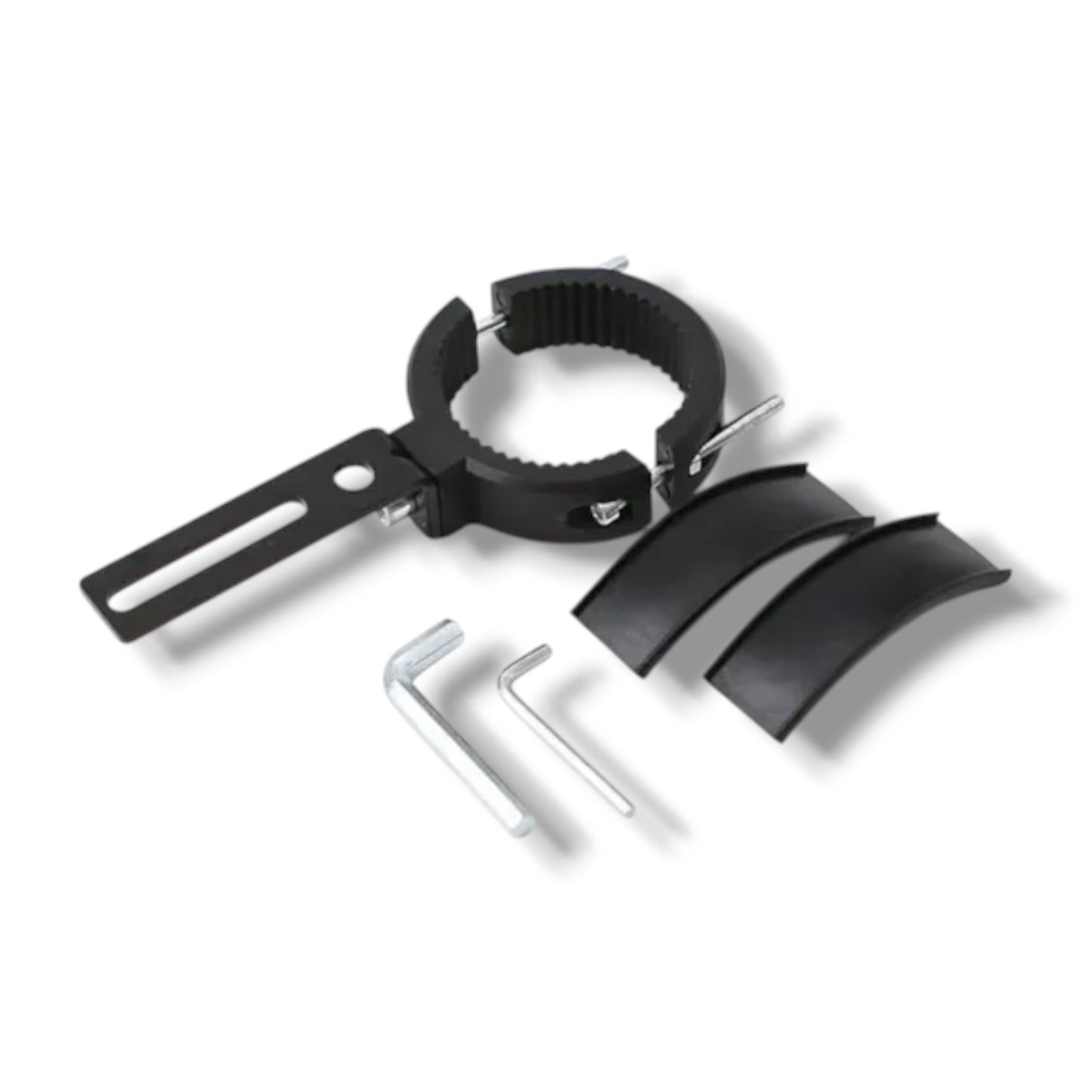 Soporte Base con Abrazadera para Faros Auxiliares de Motocicleta