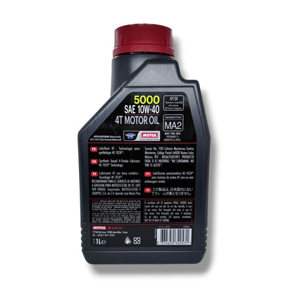 Aceite semi sintetico motul 5000 10w40 (1L)