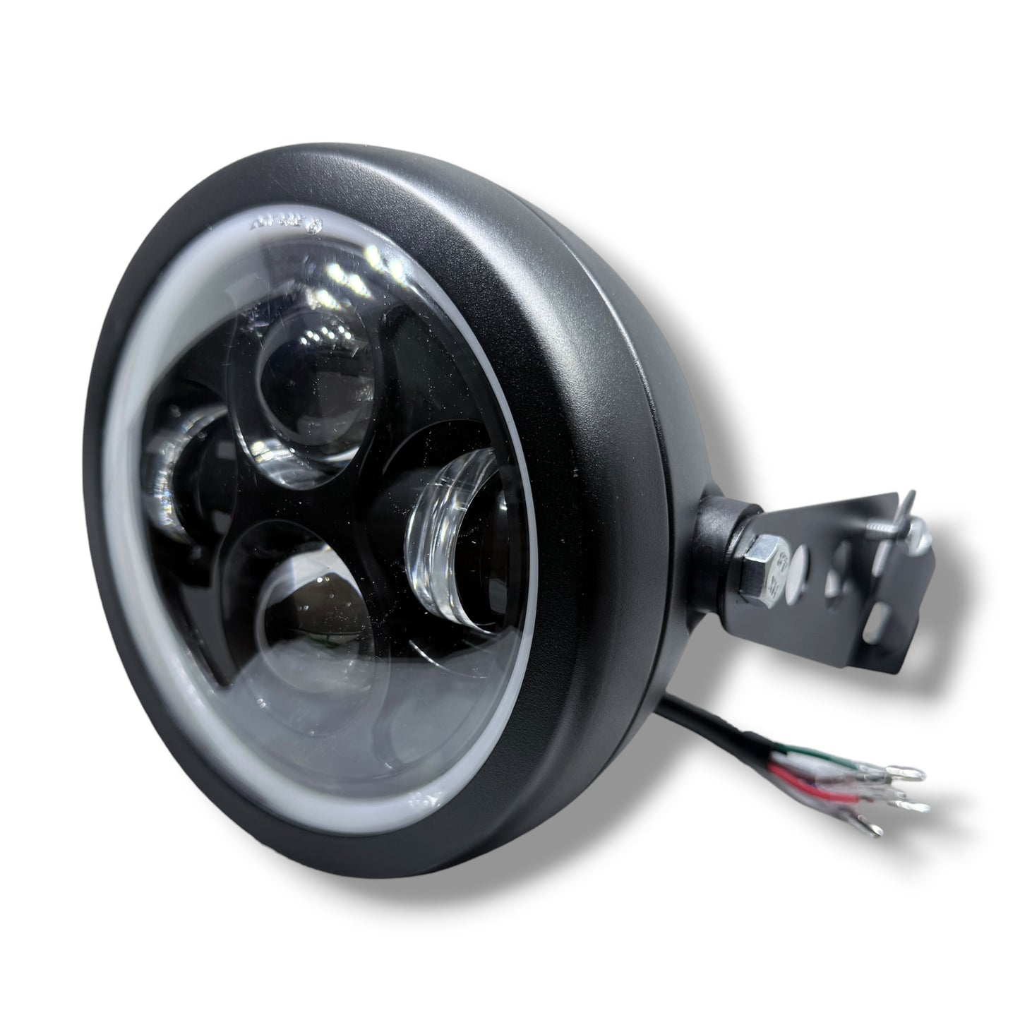 Faro LED 5.75” Ojo de Ángel Alta/Baja Universal para Motocicleta