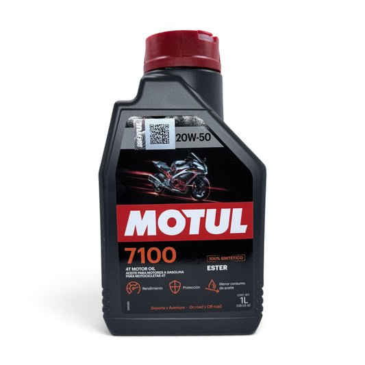 Aceite sintético motul 7100 20w50 (1L.)