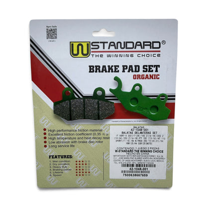 Balatas Delanteras WSTD para Italika Vort-X 300 / 250Z / 200Z / 150Z y Más