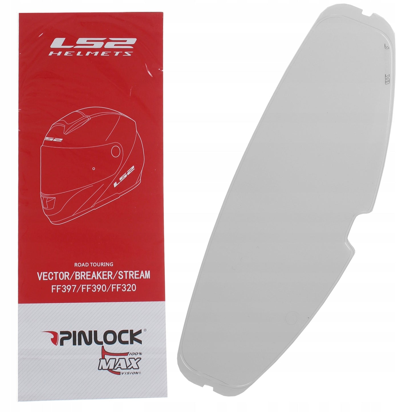 Mica Pinlock para casco LS2 Vector/Breaker/Stream (FF397/FF390/FF320)