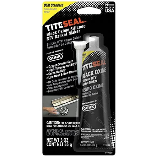 Silicón RTV Negro GUNK Tite Seal T1003V | Formador de Juntas | 85 g