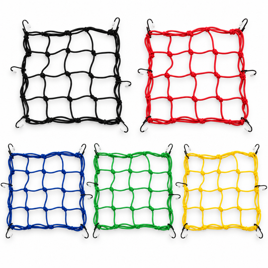 Red Elástica Sujeta Bultos para Motocicleta | 40 × 40 cm
