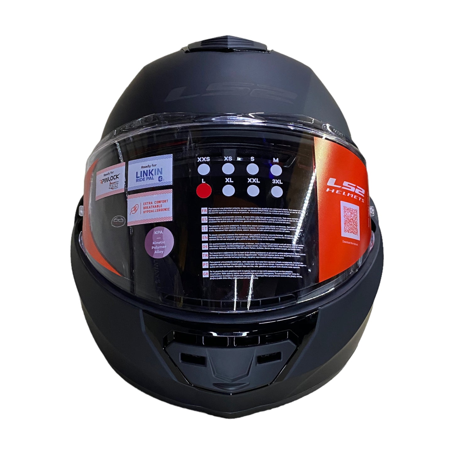 Casco Abatible LS2 Valiant Degrees Noir