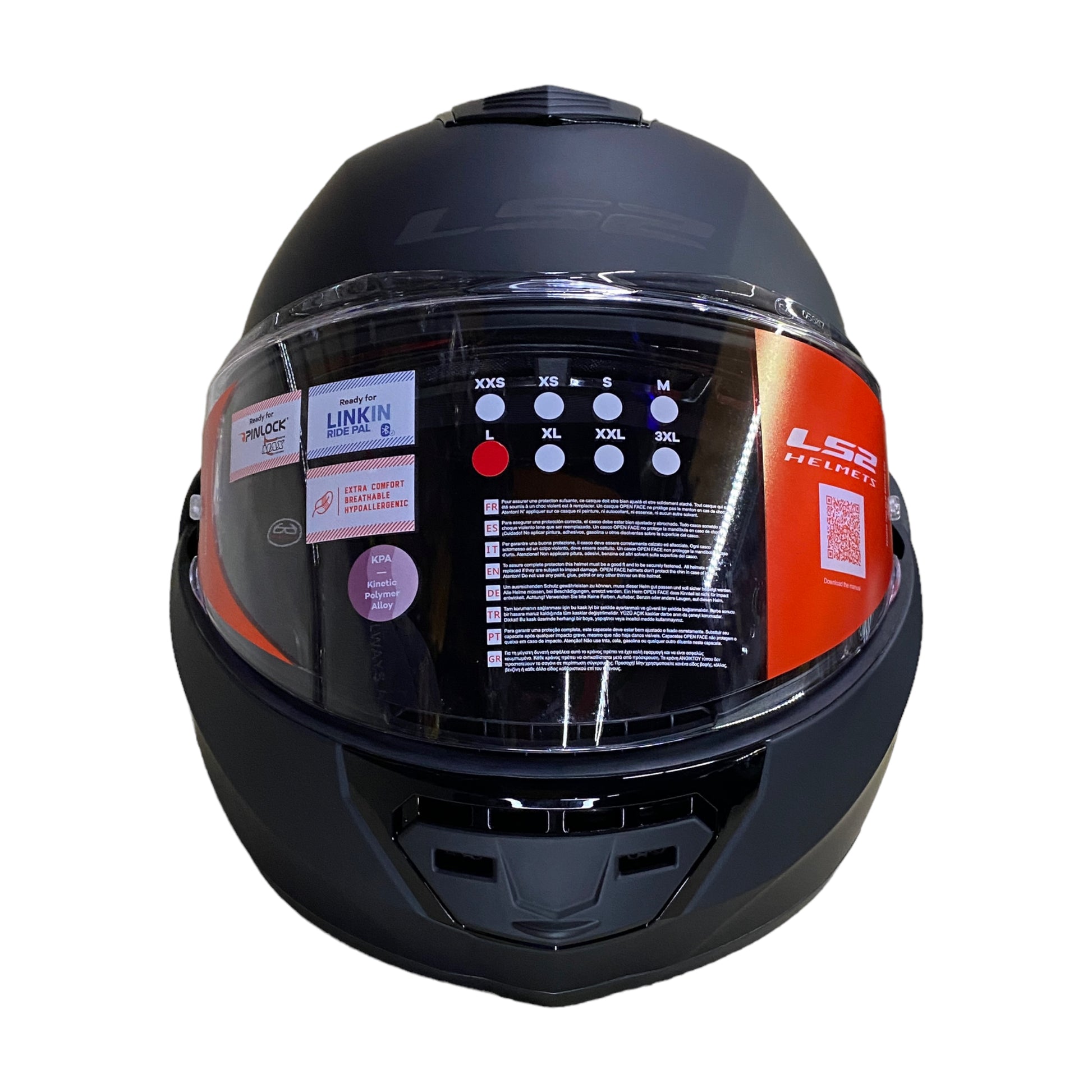 Casco Abatible LS2 Valiant Degrees Noir