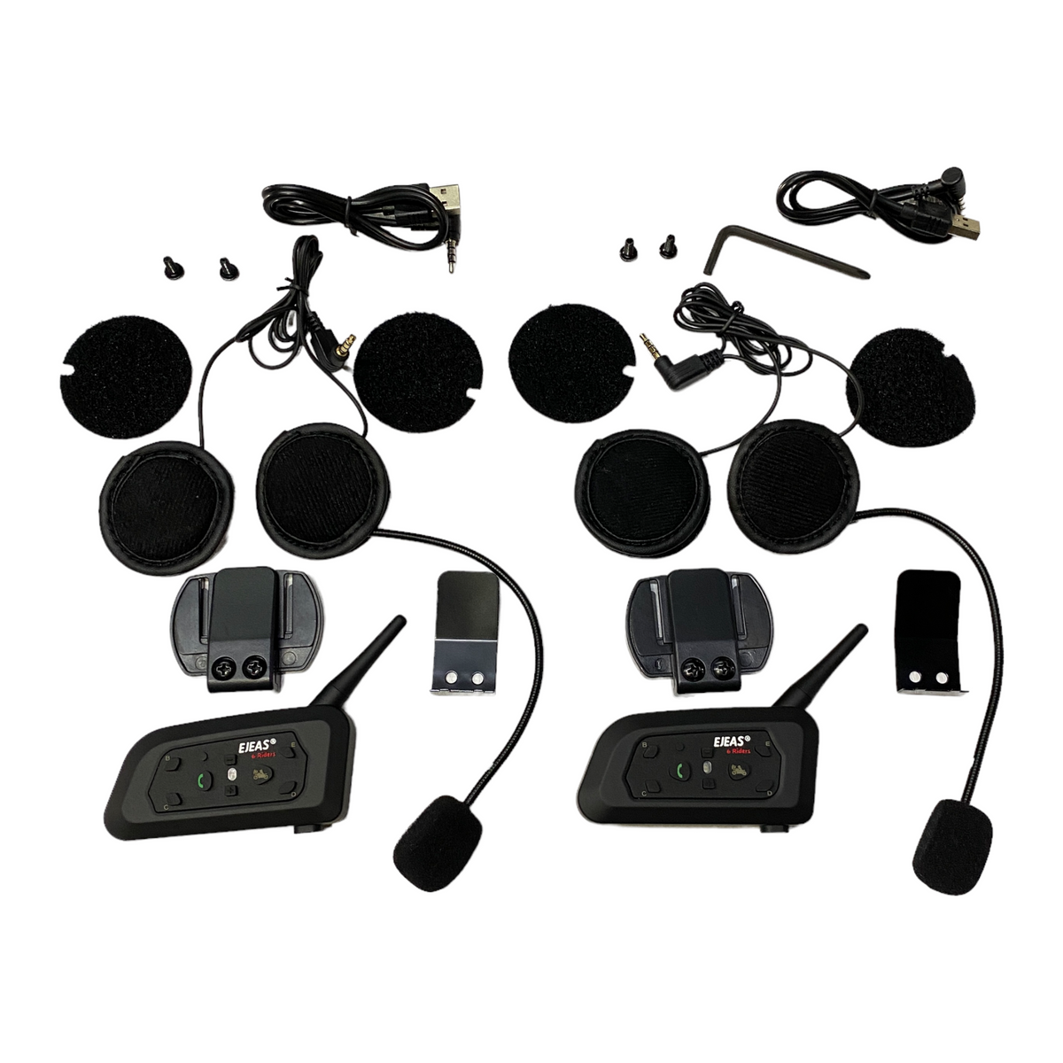 Intercomunicadores Ejeas V6 Pro para Casco | 2 Piezas