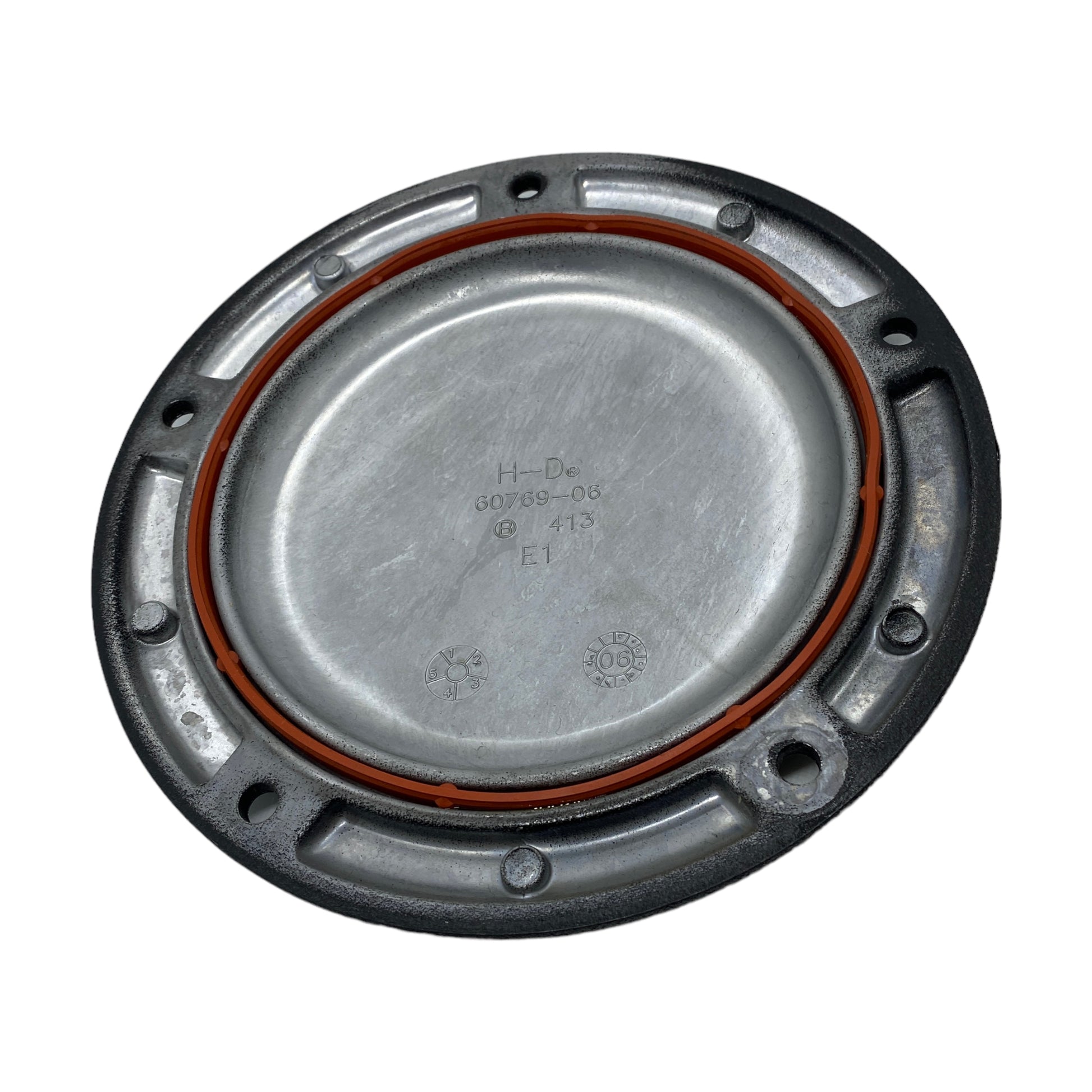 Cubierta Derby Cover negro mate Harley Davidson Original 60769-06