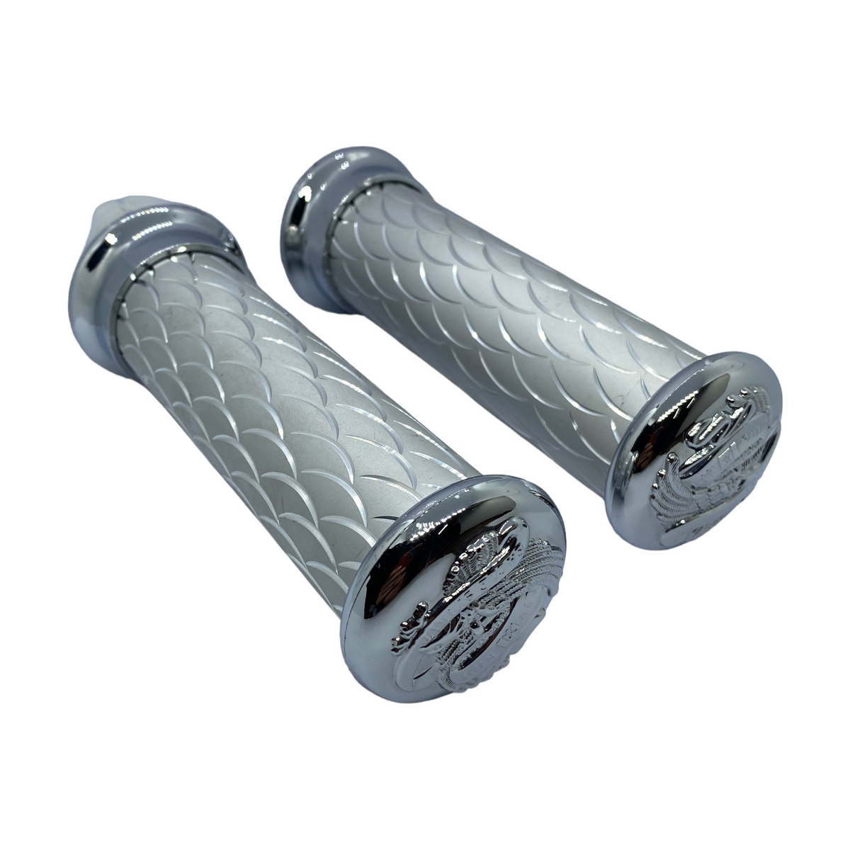 Puños Chopper CHB 7/8” | Acelerador de 1 Cable | Negro y Cromo