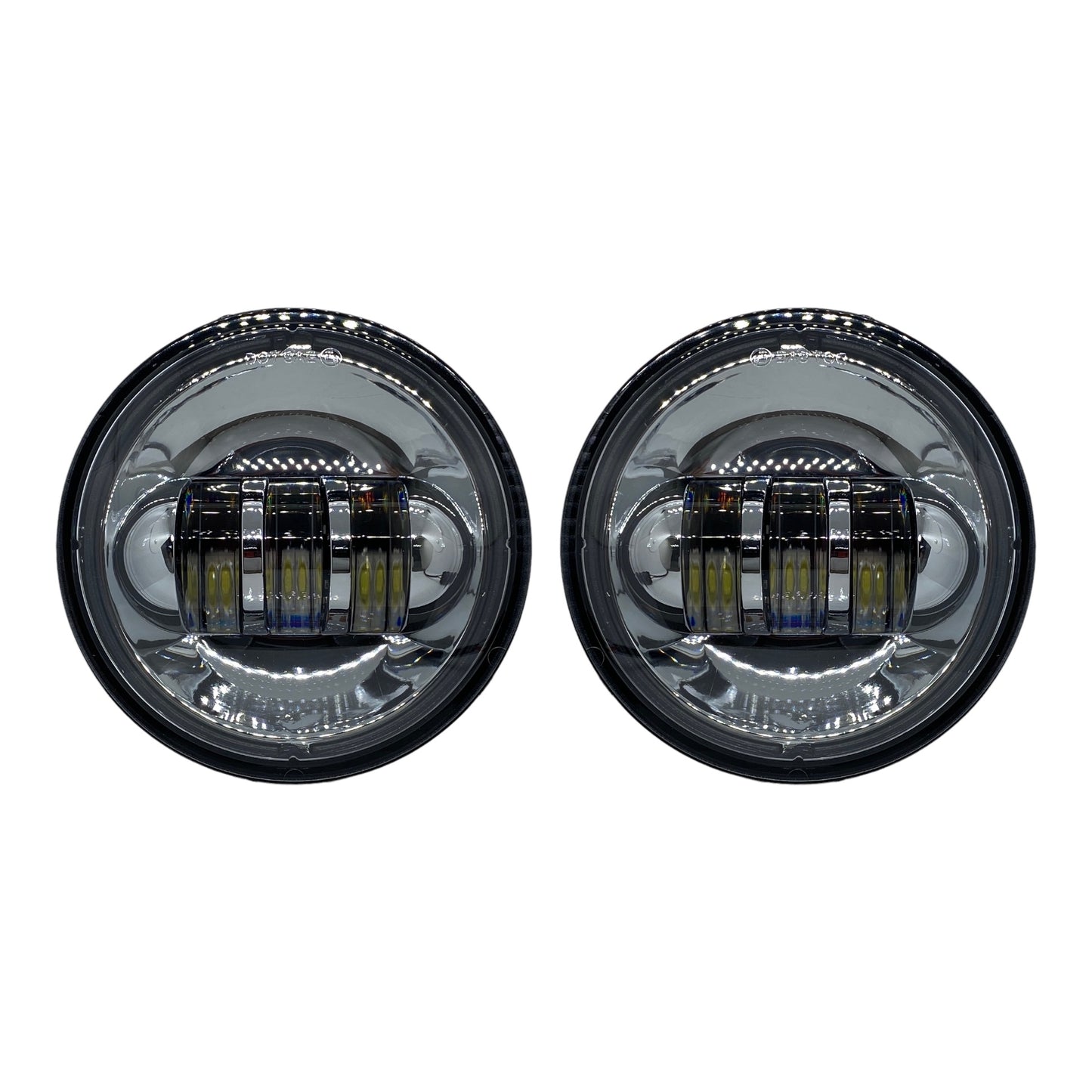 Faros auxiliares LED Daymaker 4.5” cromo sin DRL