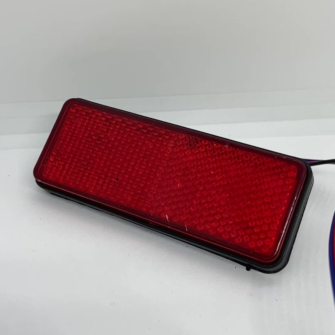 Reflejantes rectangulares con luz LED