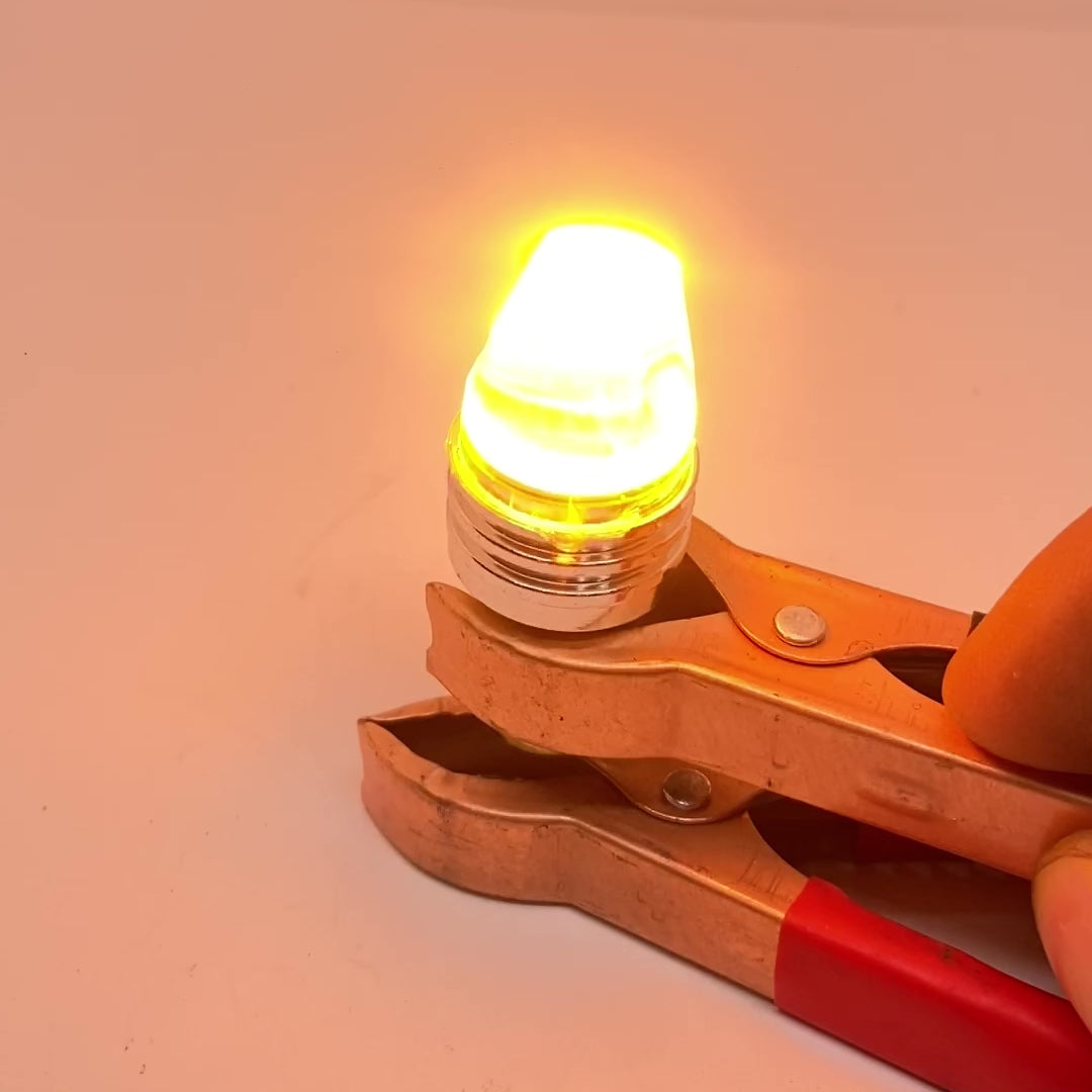 Focos LED Amarillo un polo con estrobo