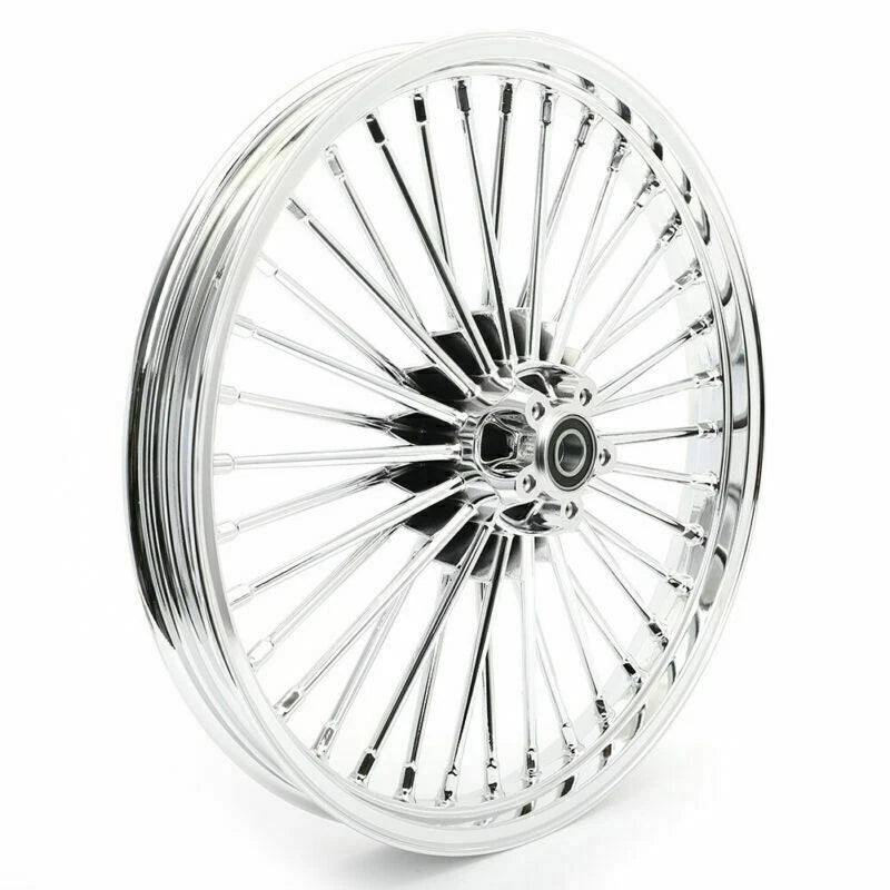 Rin Delantero Fat Spoke 21×2.15” para Harley-Davidson | 36 Rayos | Cromo