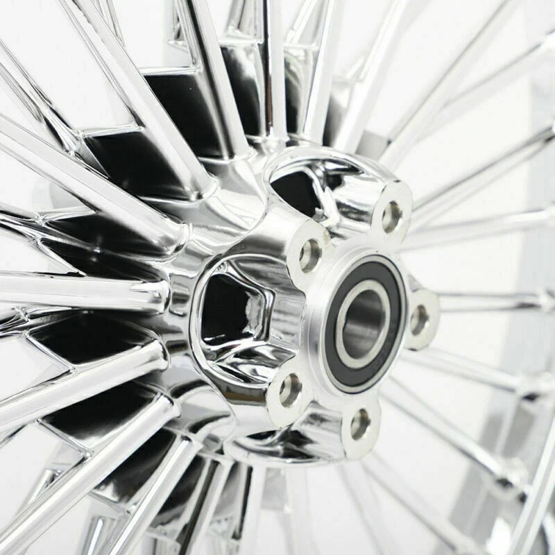 Rin Delantero Fat Spoke 21×2.15” para Harley-Davidson | 36 Rayos | Cromo