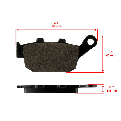 Kit de Balatas  para Kawasaki Z900 / Z900 ABS 2017–2024 | Caltric