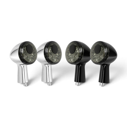 Direccionales Traseras LED para H-D Sportster XL883 / XL1200 | Ámbar + Rojo
