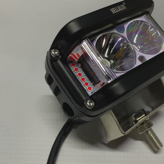 Faro auxiliar LED con estrobo de alta potencia