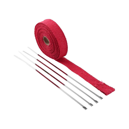 Rollo de cinta térmica para escapes delgada 2.5cm