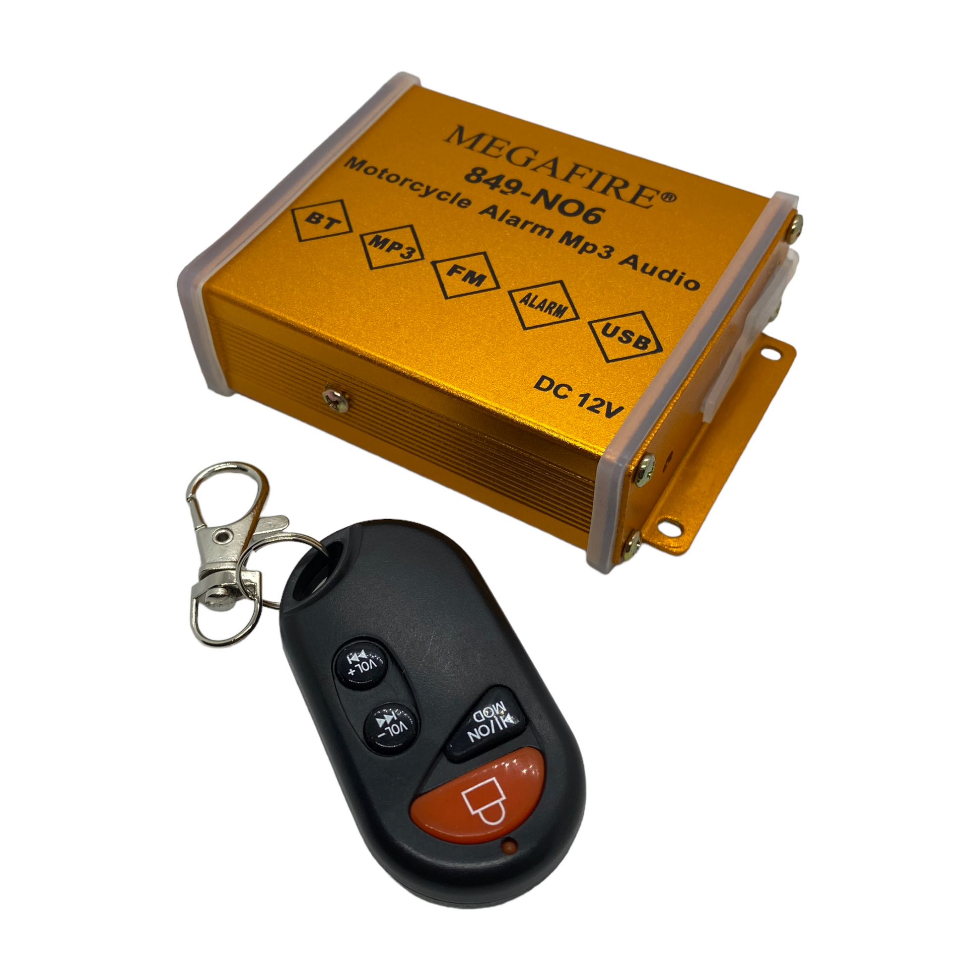 Kit de bocinas Bluetooth para moto con alarma 20w