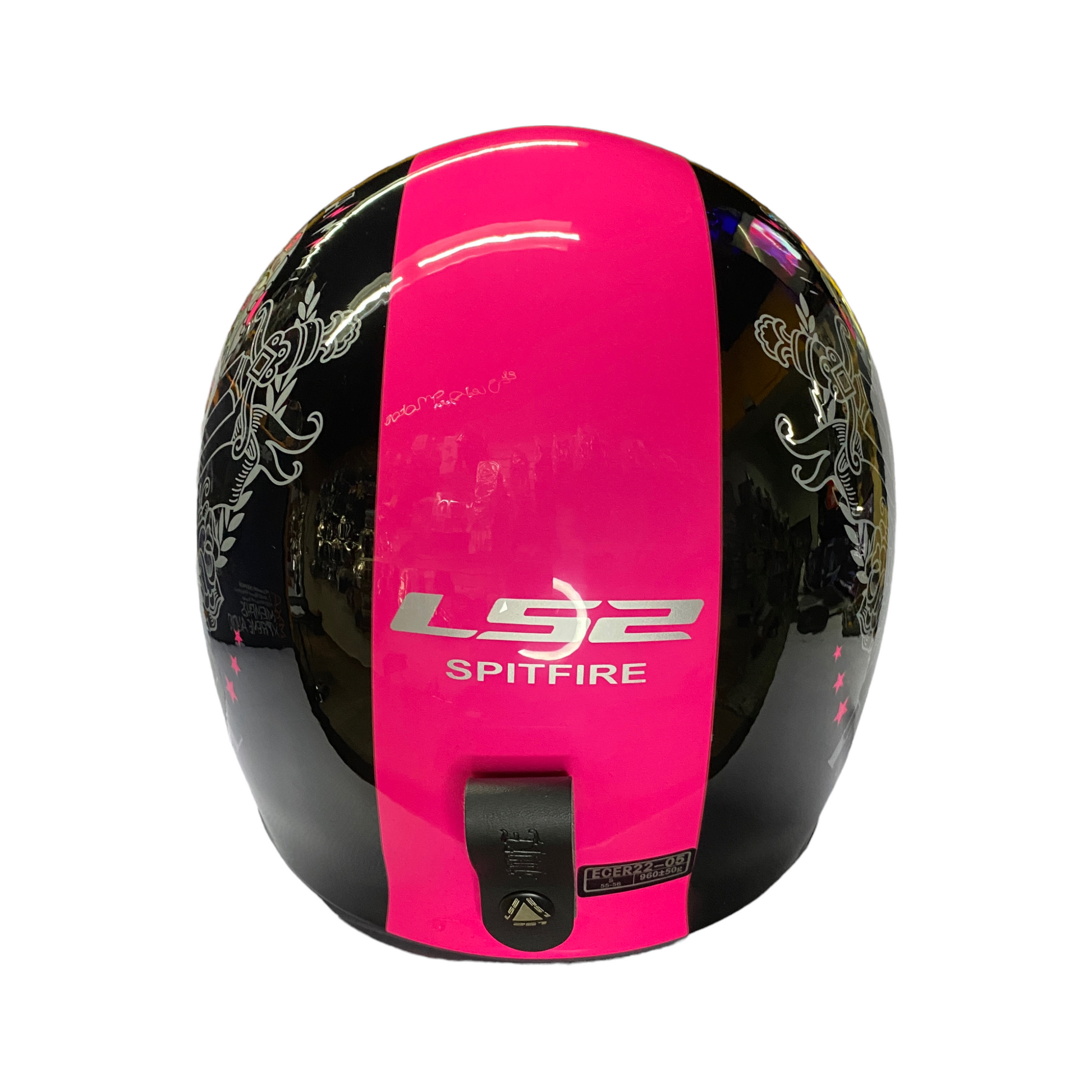 Casco 3/4 LS2 Spitfire Skull