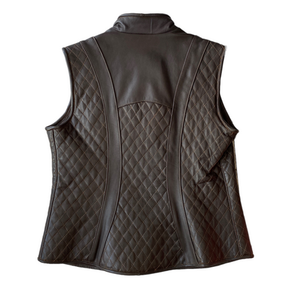 Chaleco de piel dama corset