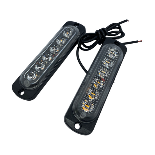 Luces cuartos LED Ambar 6 LED