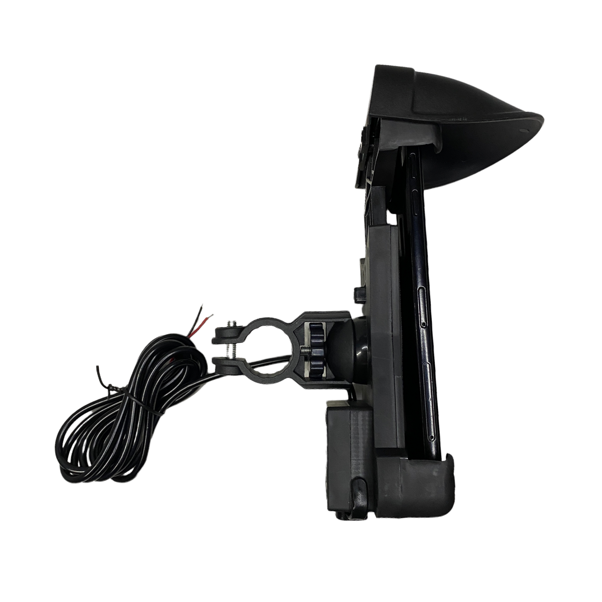 Porta celular con cargador y cubierta para sol