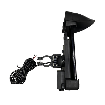 Porta celular con cargador y cubierta para sol