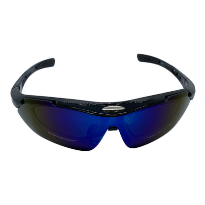 Lentes de sol tipo deportivo para motociclista