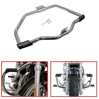 Defensa cromada moustache para H-D Sportster 883/1200