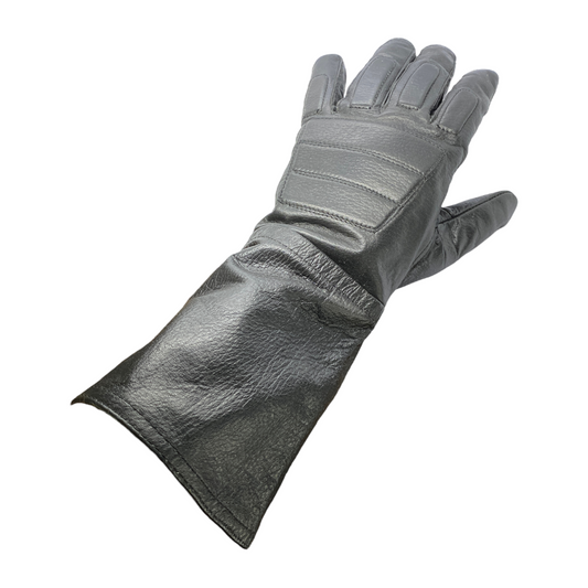 Guantes de piel extra largos con protección