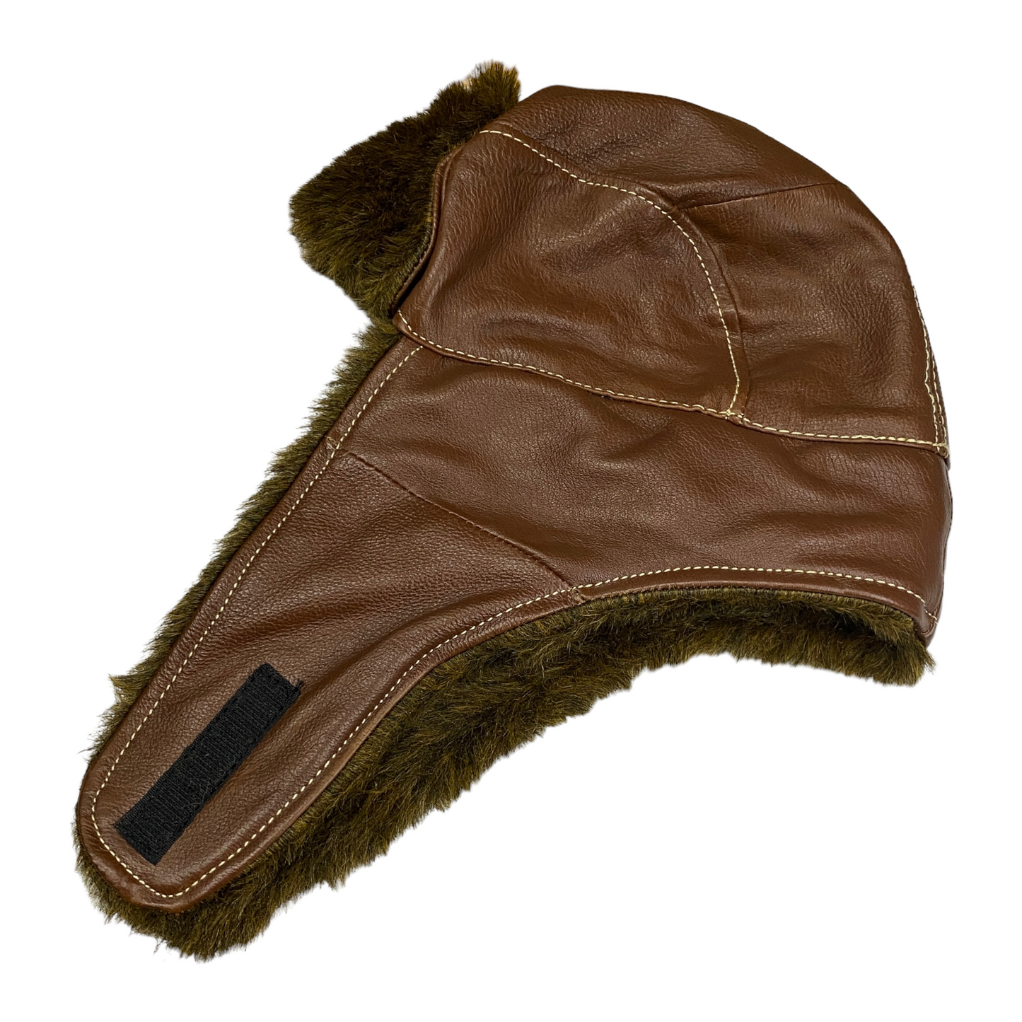 Gorro de piel tipo aviador para invierno