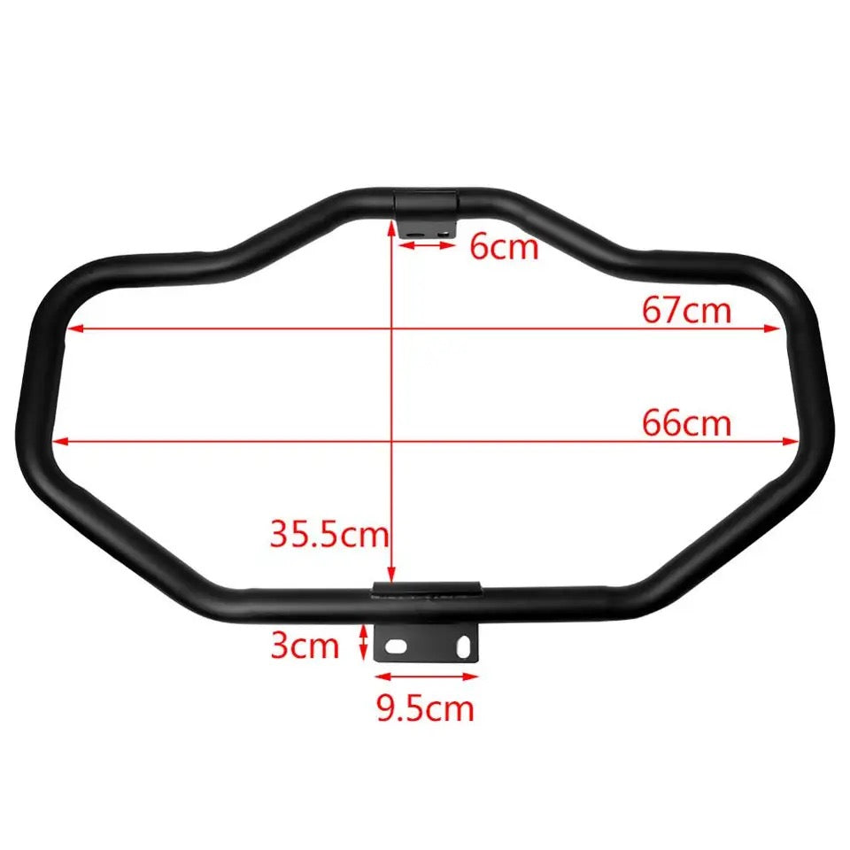 Defensa cromada moustache para H-D Sportster 883/1200