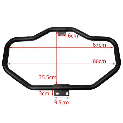 Defensa cromada moustache para H-D Sportster 883/1200