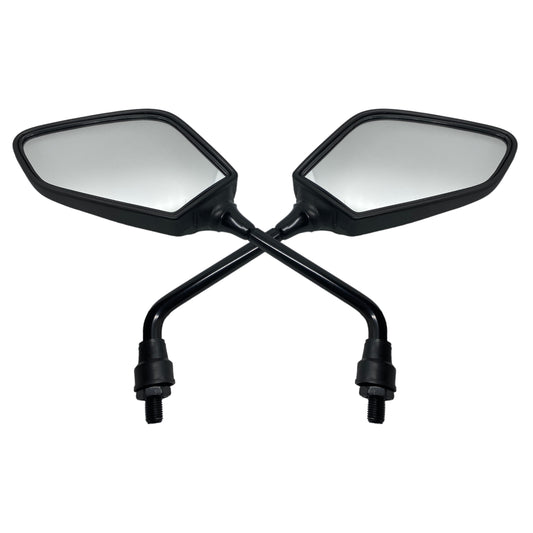 Espejos negros deportivos 10mm Vento Crossmax 200