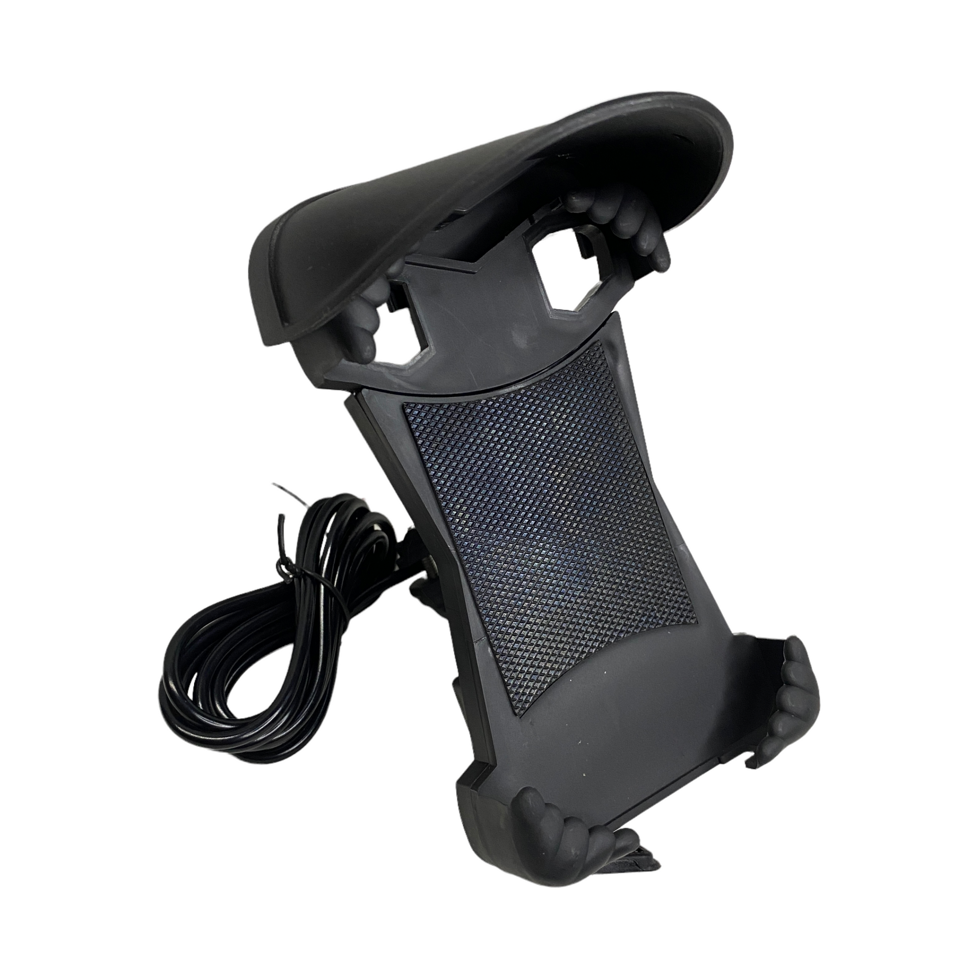 Porta celular con cargador y cubierta para sol