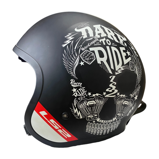 Casco 3/4 LS2 Spitfire Inky