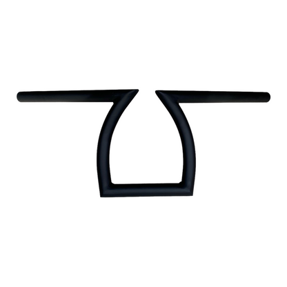 Manillar 1” barra Z Drag Ape Hanger cromado y negro mate