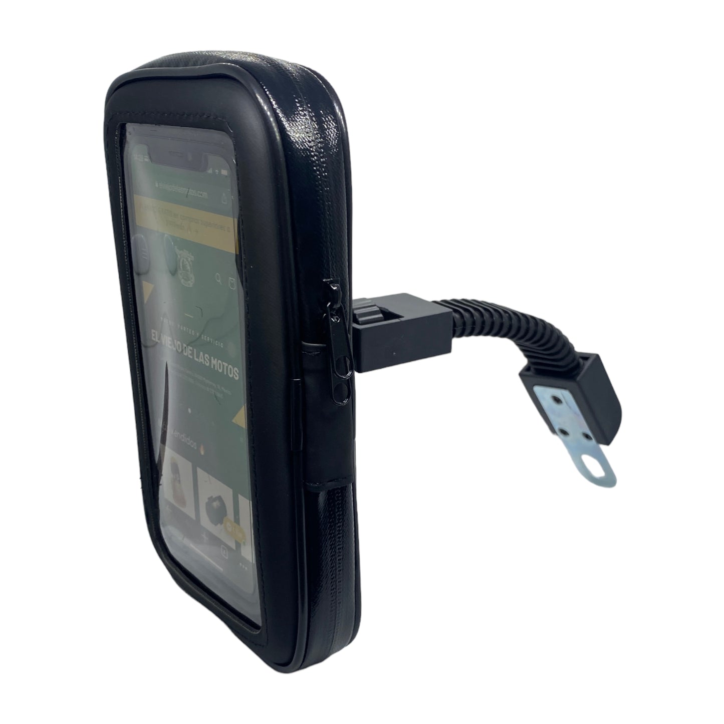 Porta celular resistente al agua base espejo